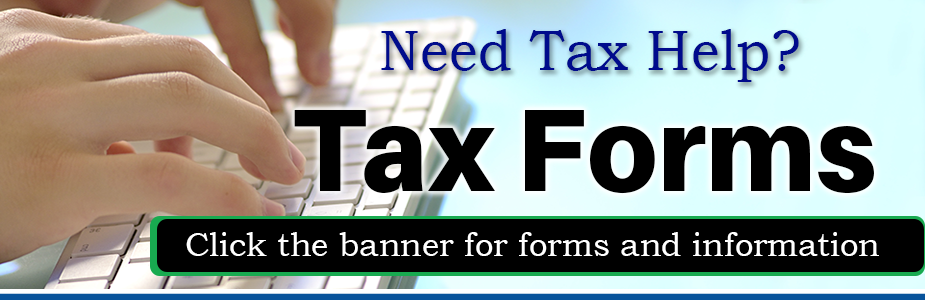 Tax forms banner
