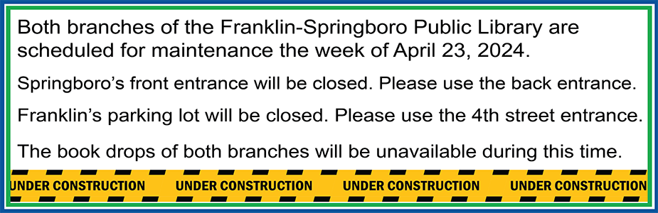 maintenance announcement, text, color strokes, yellow stripe