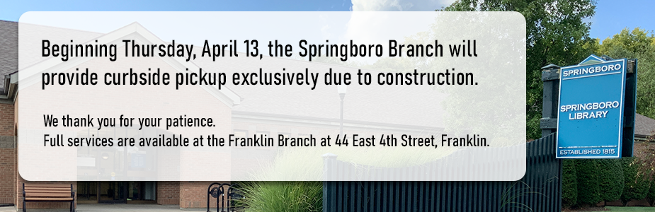 Springboro Branch and sign